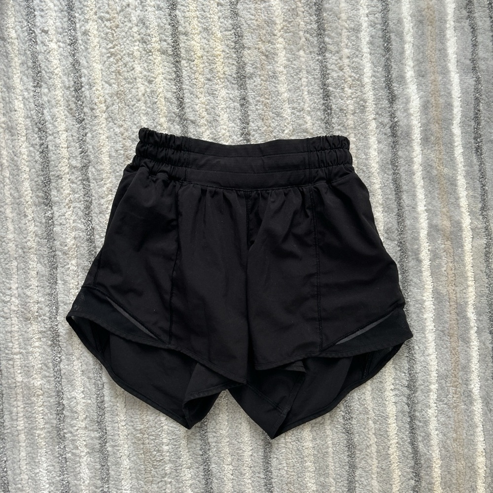 Women's Black Athletic Shorts
